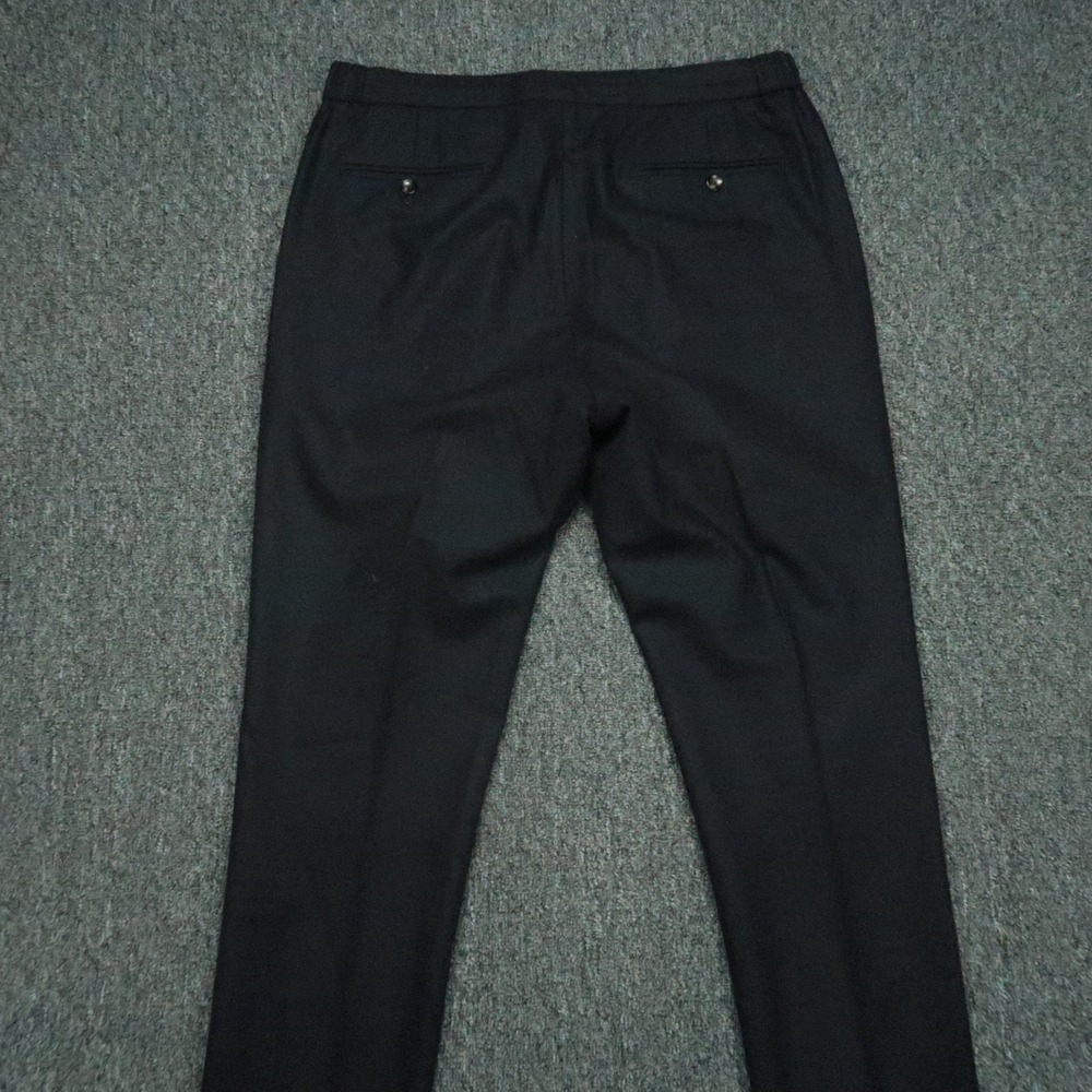 Men's Black Drawstring Chinos - Sleek Everyday Trousers - Picture 5 of 11